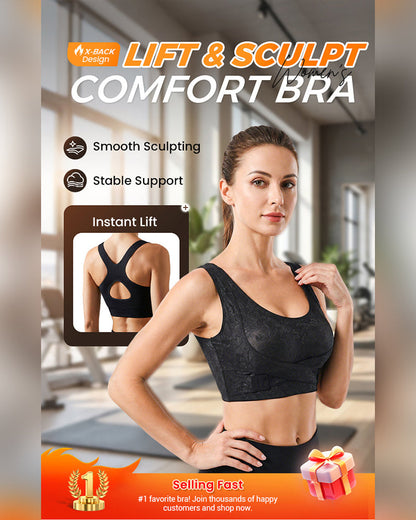All-Day Comfort Meets Perfect Shape! Criss-Cross Lift & Sculpt Bra