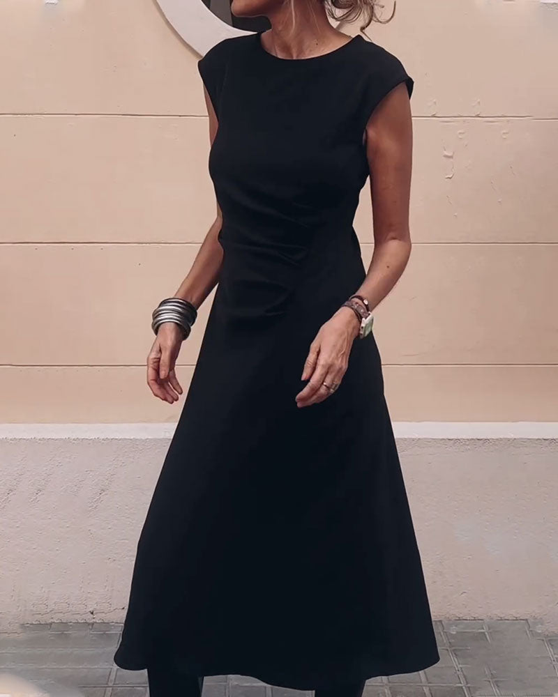 Elegant Sleeveless Slim Waist Dress