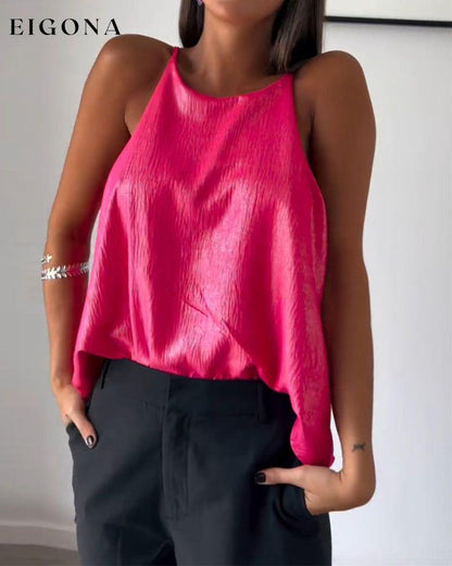 Solid color cami top blouses & shirts camis spring summer