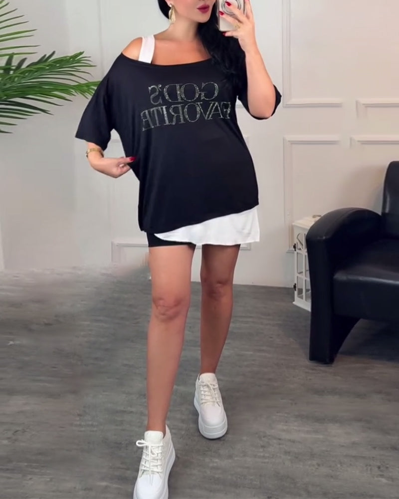 Loose Casual Printed T-Shirt