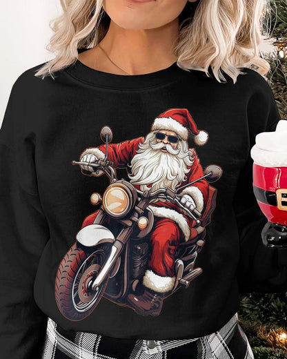 Women's Santa Claus Merry Christmas funny christmas sweatshirt 2024 f/w christmas hoodies & sweatshirts