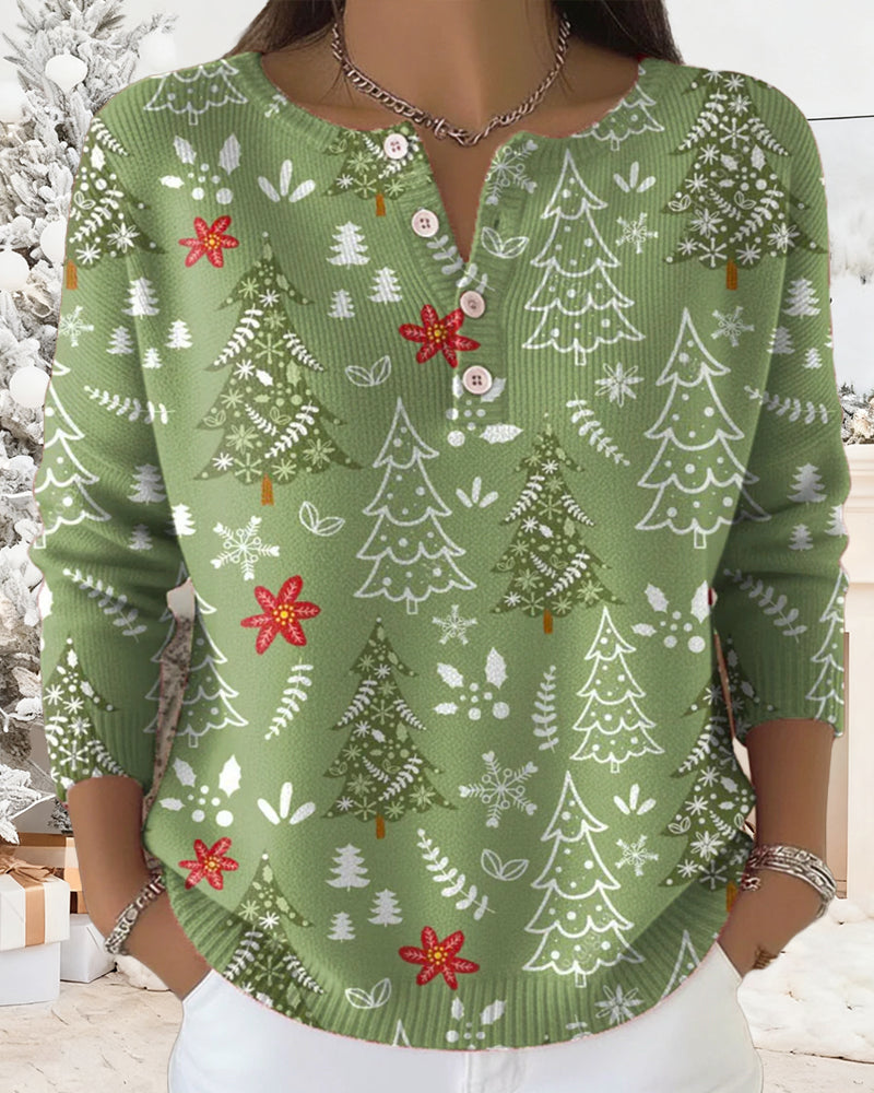 Christmas Tree Pattern Sweater