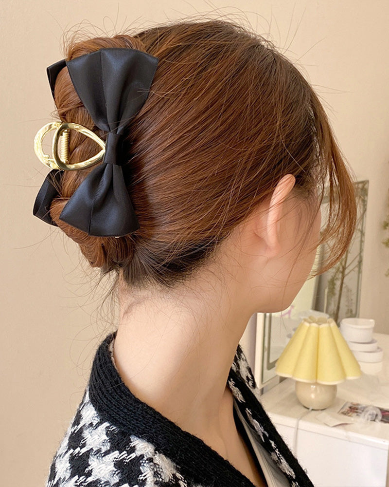 Temperament bow clip jewelry