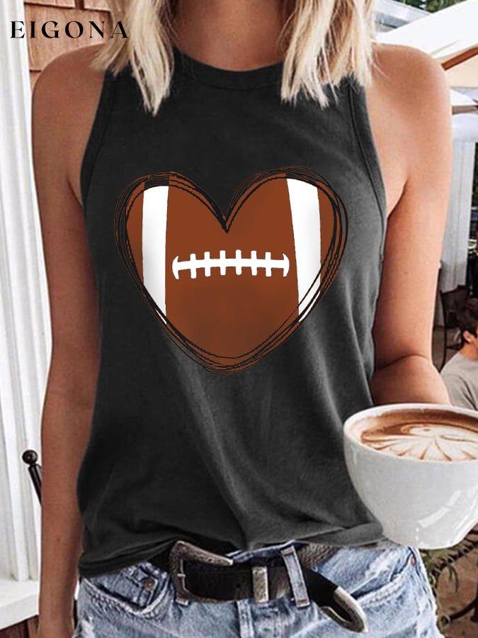 Women's Football Lover Vest ball print