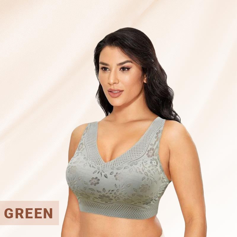 BreezyBloom - Sexy Beautiful Back Breathable Thin Bra