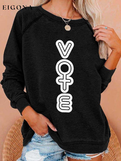 Female Vote Print Sweatshirt roe