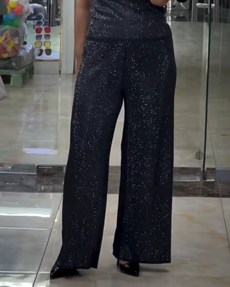 Fashionable Casual Straight Pants