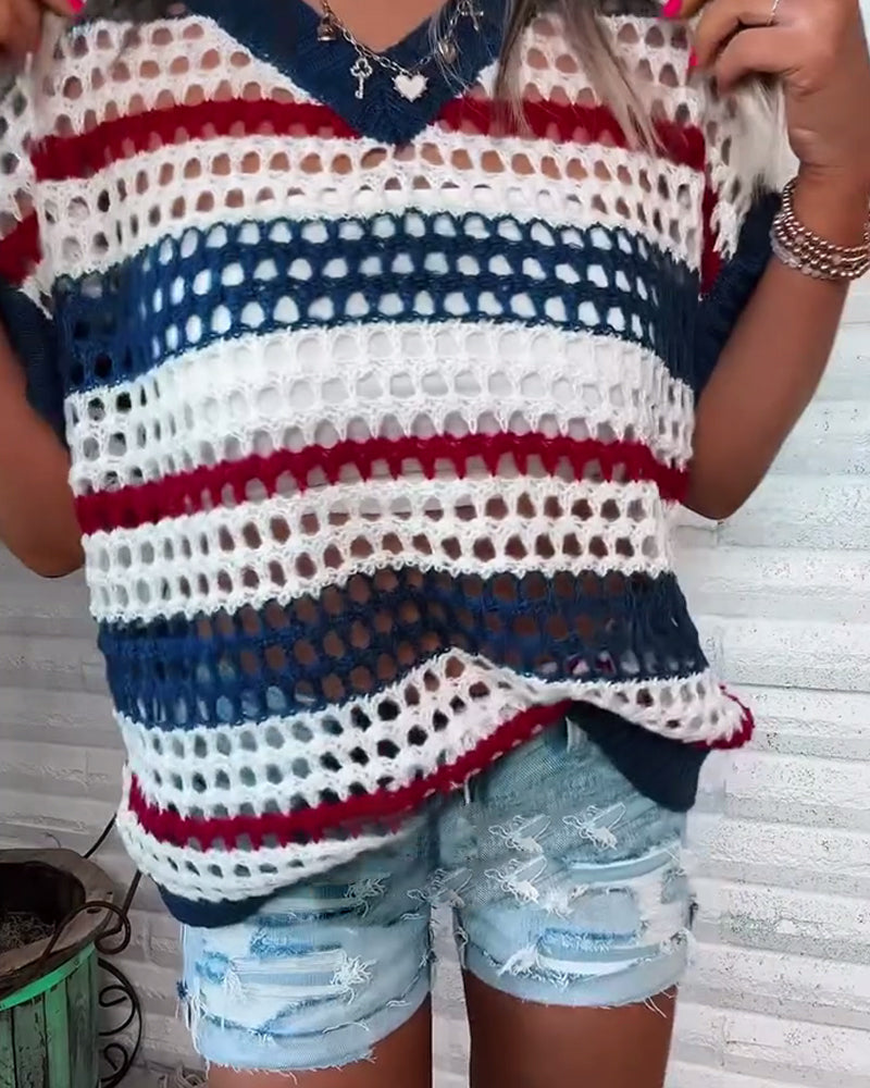 V-Neck Comfortable Casual Sweater