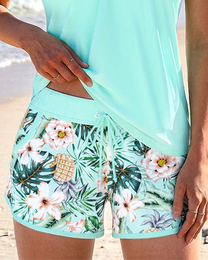 Sport Vest Print Tankini