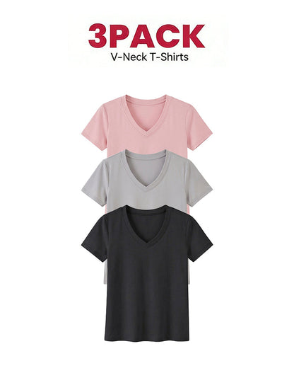 1/3 Pack Women's Comfortable Basic Tees