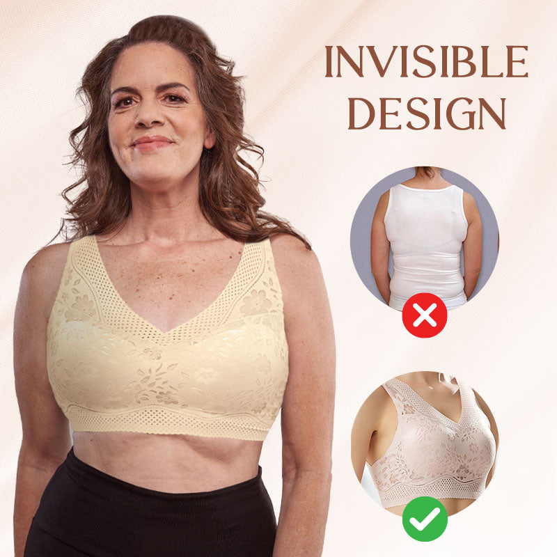 BreezyBloom - Sexy Beautiful Back Breathable Thin Bra