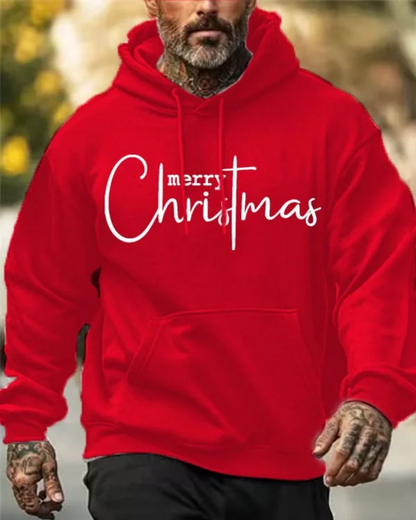 Men's Merry Christmas Print Sweatshirt 2024 f/w christmas hoodies & sweatshirts man men's christmas