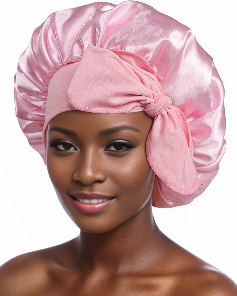 Silk night sleeping cap bonnet ACCESSORIES