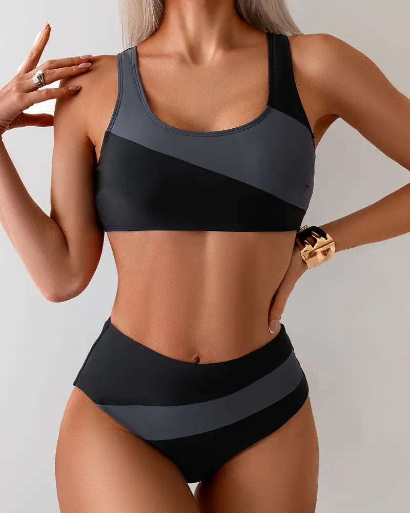 Bikini a contrasto di colore