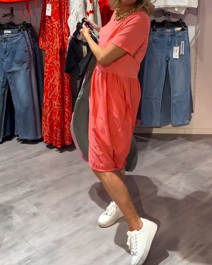 Casual Lantern Dress