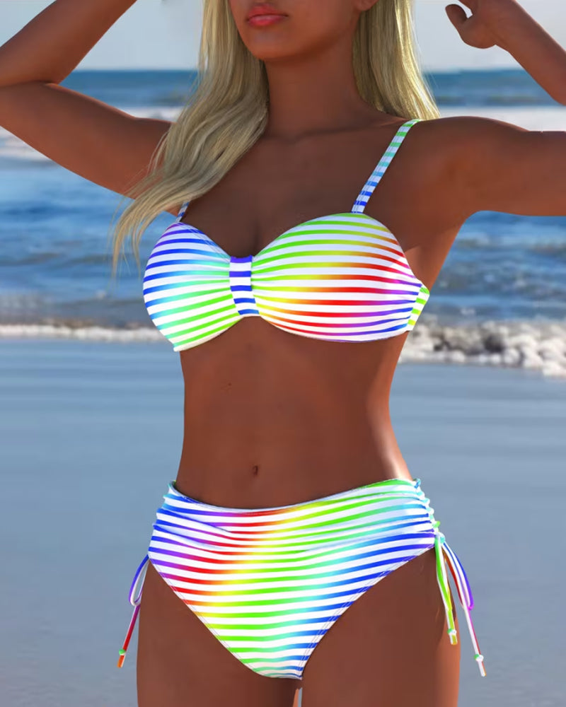 Sexy Vacation Split Bikini