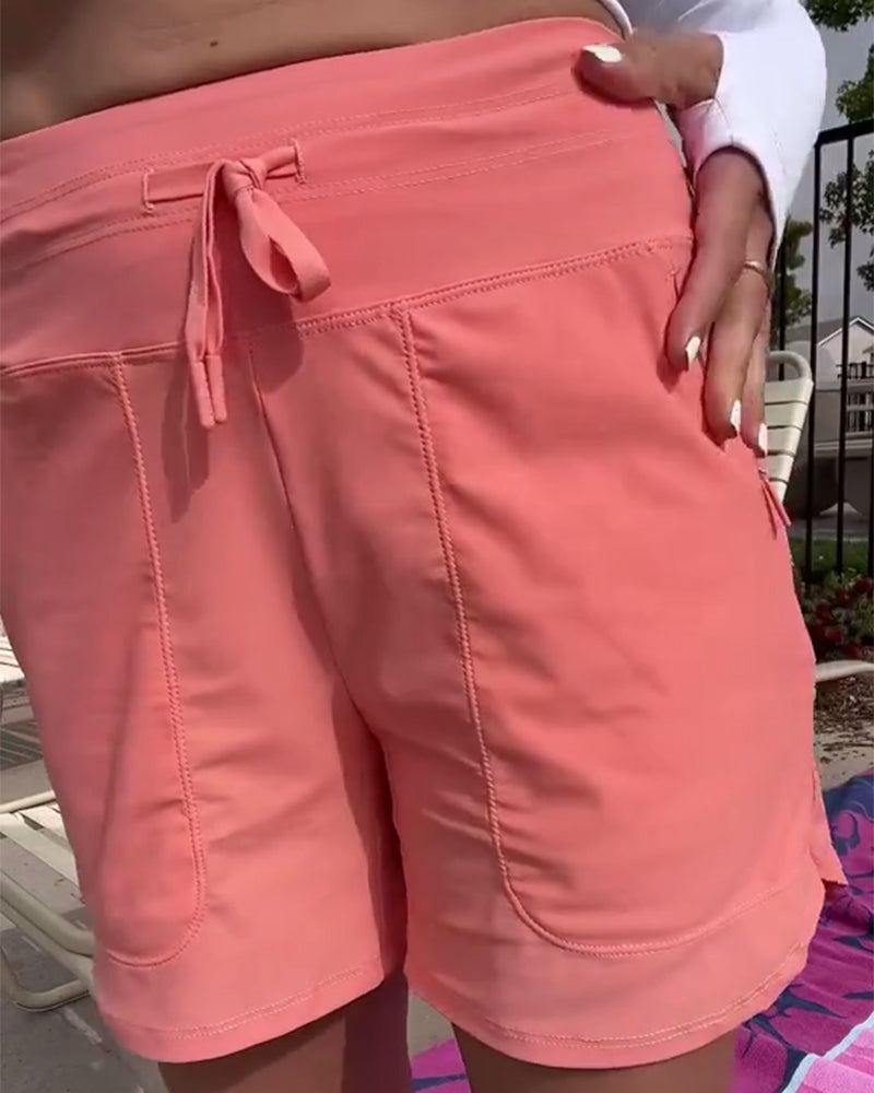 Drawstring Casual Shorts