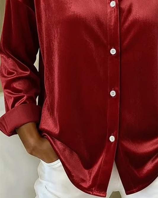 Fashionable And Elegant Lapel Shirt