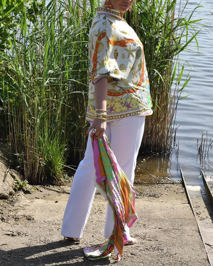 Bohemian Style Casual Blouse