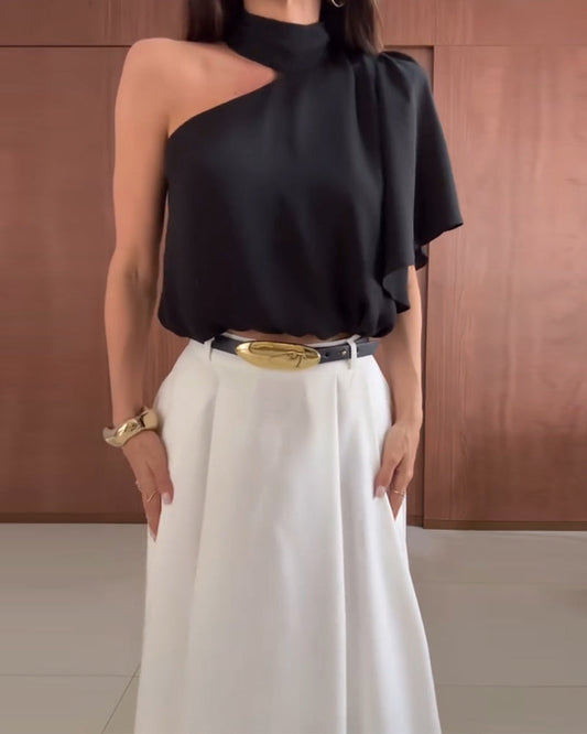 Off-Shoulder Fashion Sexy T-Shirt