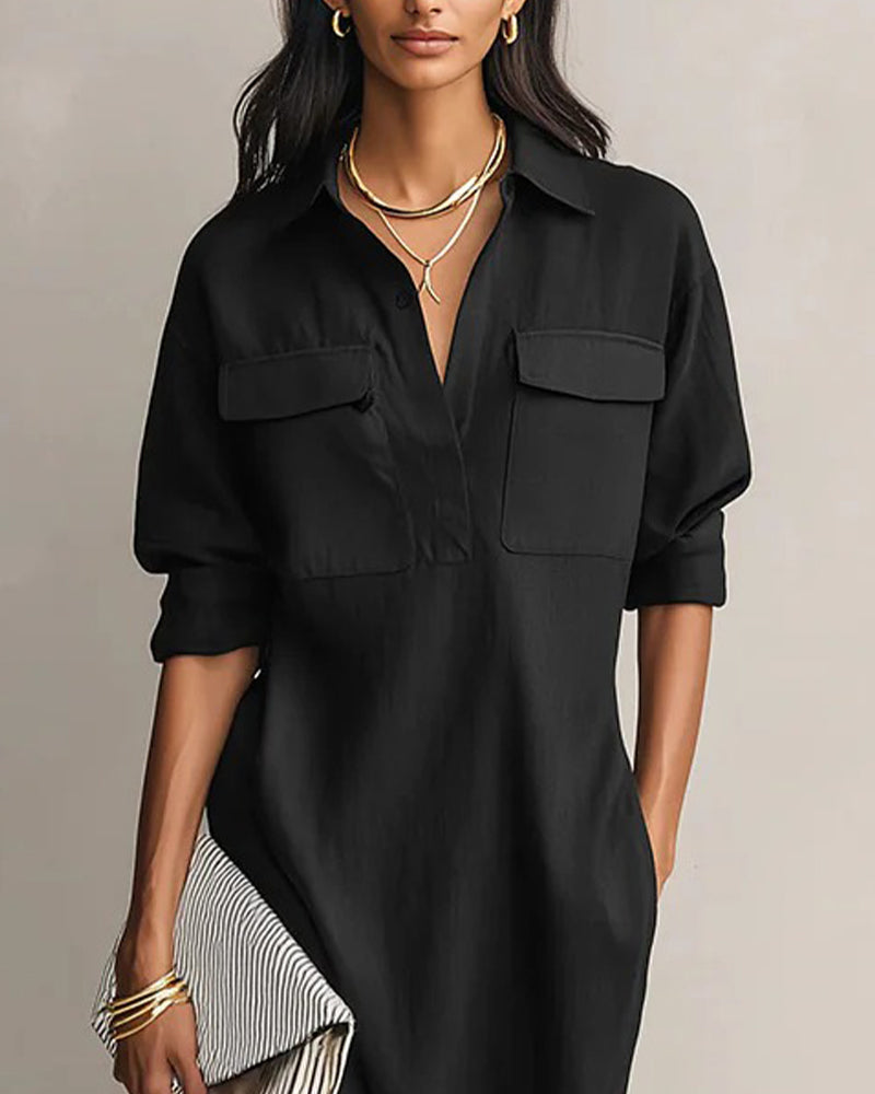 Work Style Shirt Dress