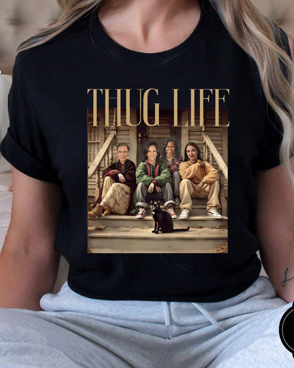 Thug Life Kamala Harris Feminist T-Shirt halloween summer t-shirts