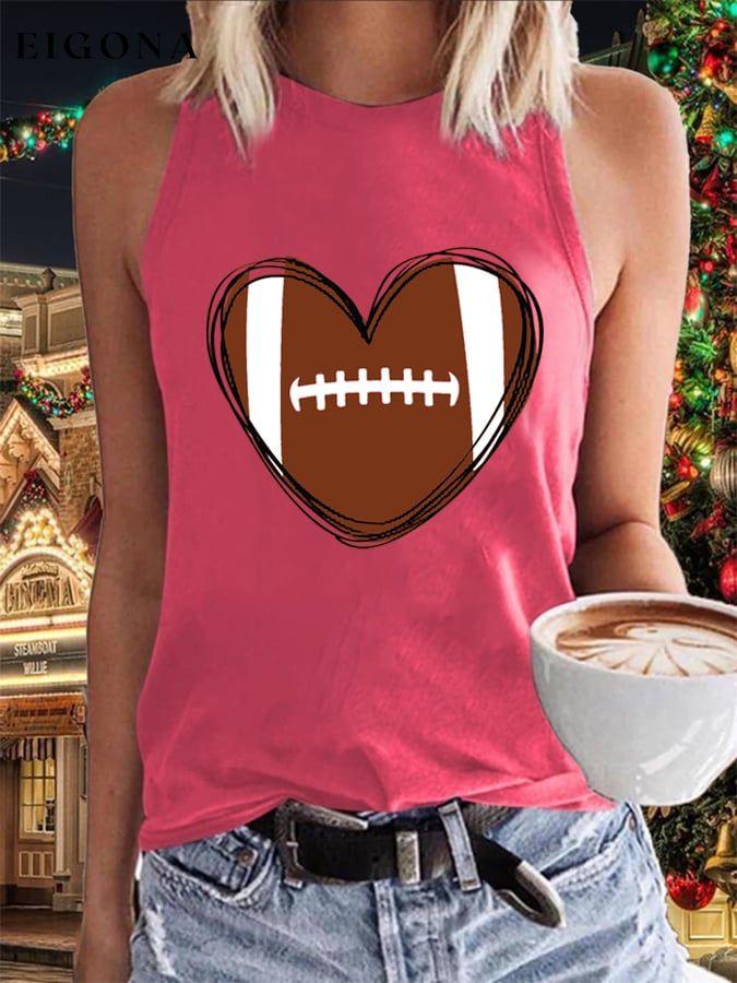 Women's Football Lover Vest ball print