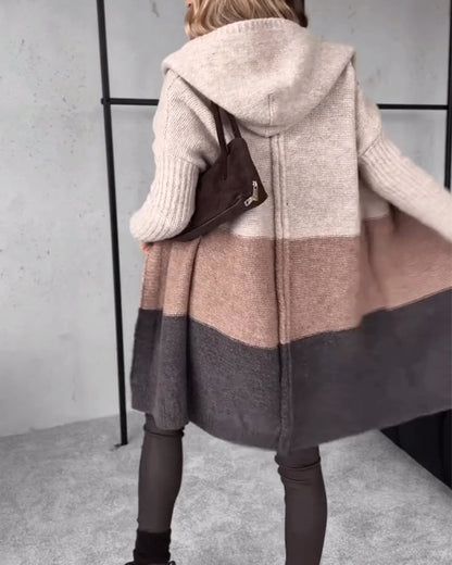 Autumn And Winter Casual Hooded Warm Cardigan