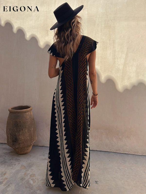 Women's Sexy Retro Bohemian Print Maxi Dress Clothes dresses maxi dress