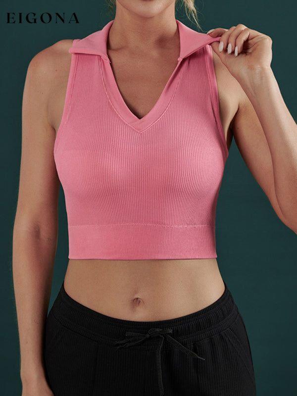 Women's Seamless Sports Bra Shockproof Knitted One-Piece Fixed Cup Yoga Vest active wear clothes sport bra workout