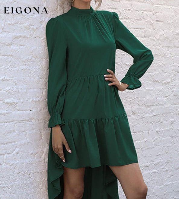 New women's solid color long sleeve irregular half turtleneck dress burgundy dresses casual dresses clothes dresses long sleeve dresses long sleve dresses nude dress short dresses