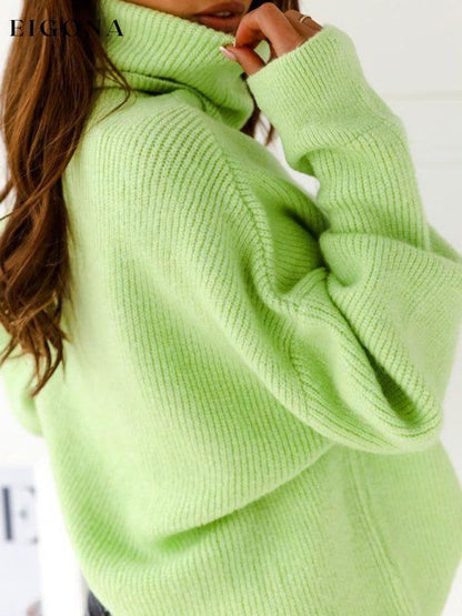 Women's turtleneck loose warm sweater clothes sweaters turtleneck sweater