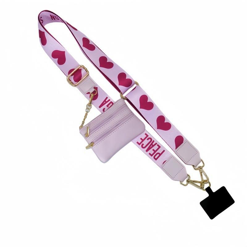 ?Phone Strap with Zippered Pouch acc