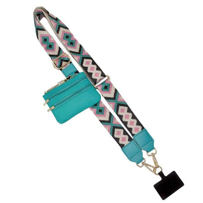 ?Phone Strap with Zippered Pouch acc