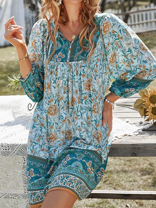 Ladies Bohemian Casual Holiday Dress dress