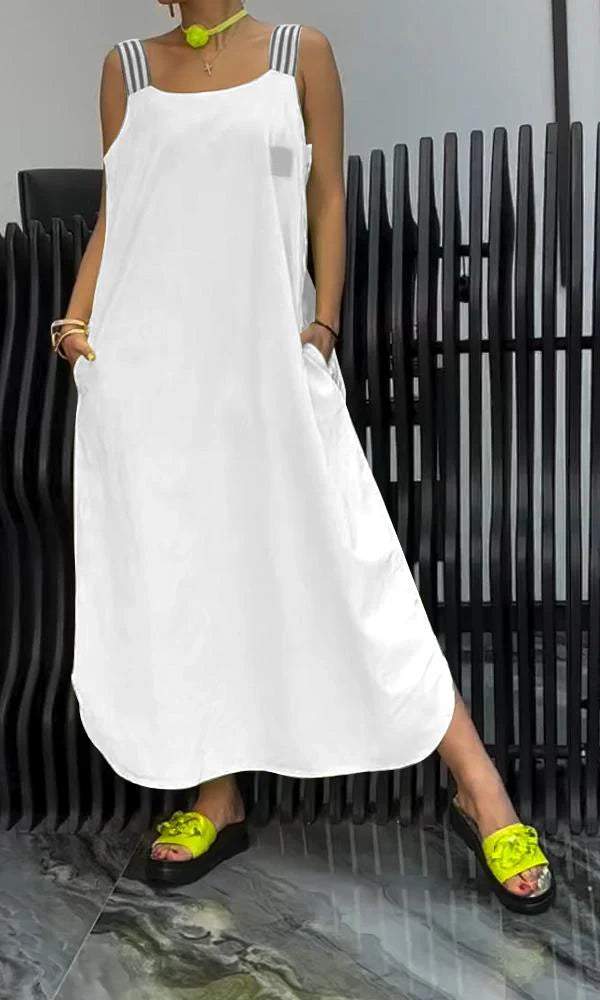 Women's Comfortable Cotton And Linen Dress Dress