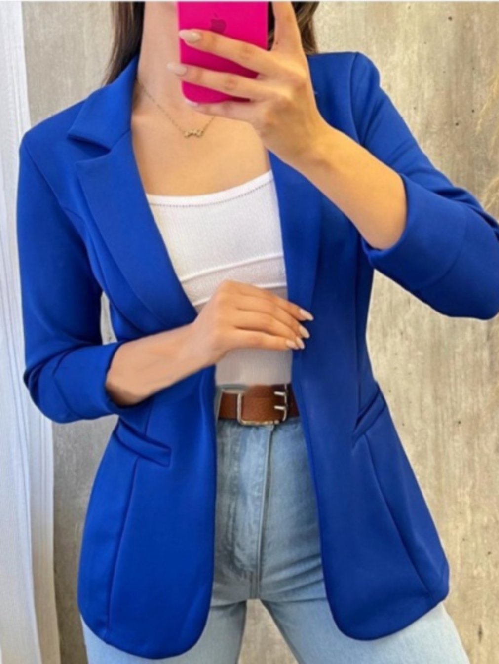 Women's Solid Color Casual Blazer Blazer