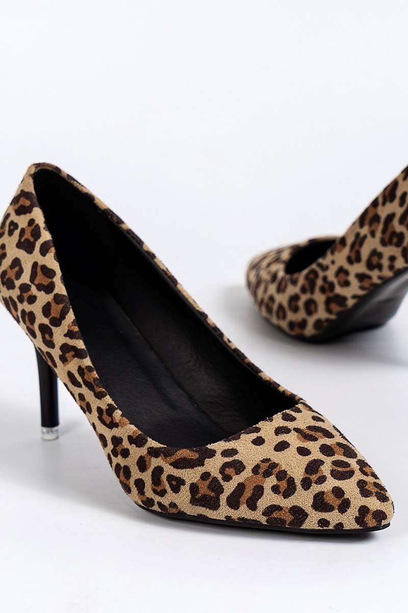 Women's Fashion Pointed Toe Leopard Print High Heels High heel Shoes