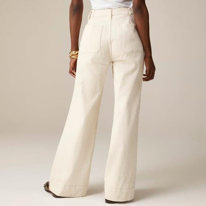 Tummy Control Sailor Wide Leg Trouser