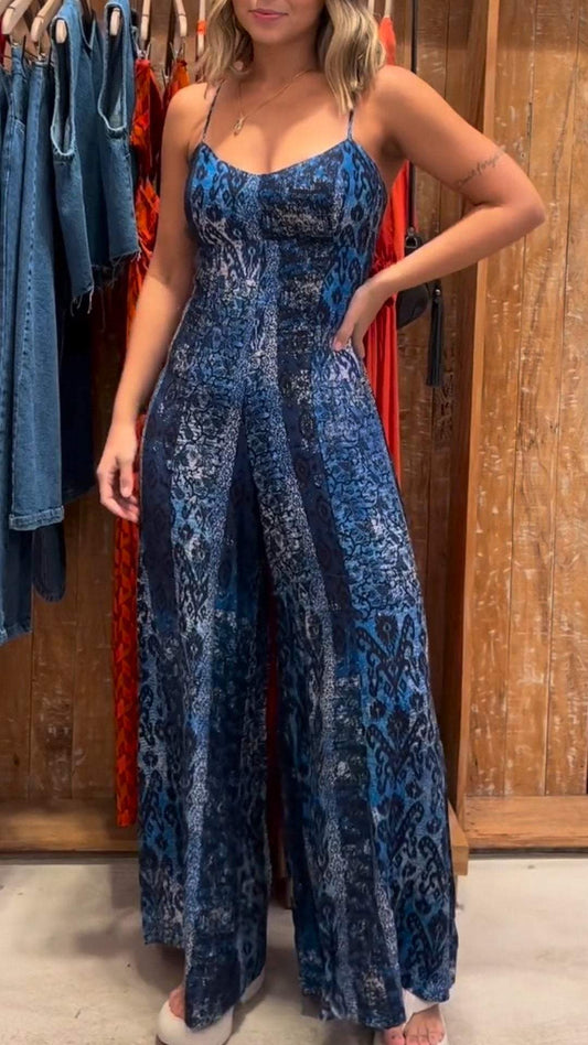 Women's Printed Camisole Jumpsuit Jumpsuit