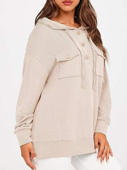 Women's Long Sleeve Hooded Fashion Top Top