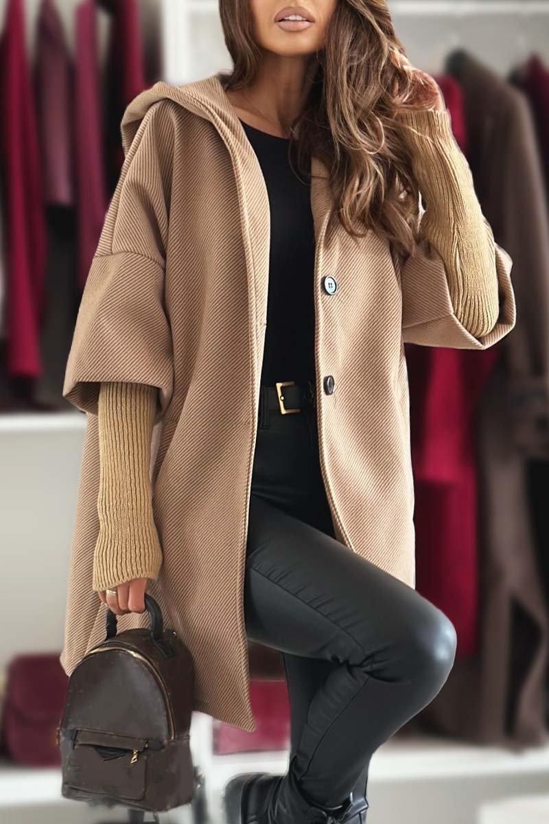 Women's Fashion Hooded Long Sleeve Coat coats Tops