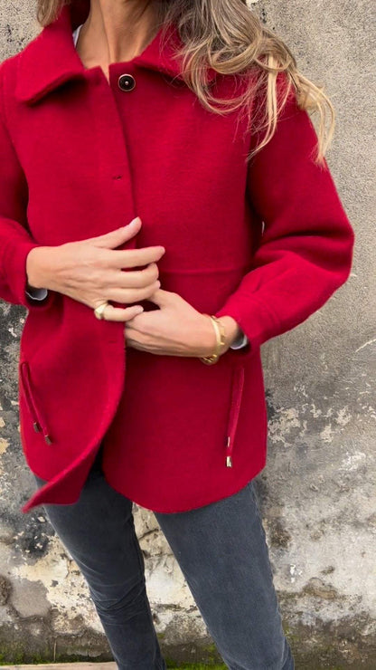 Women's Slim-fit Base Breasted Coat coat