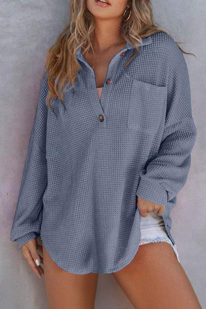 Women's Loose Solid Color Casual Pullover Sweater sweater Top