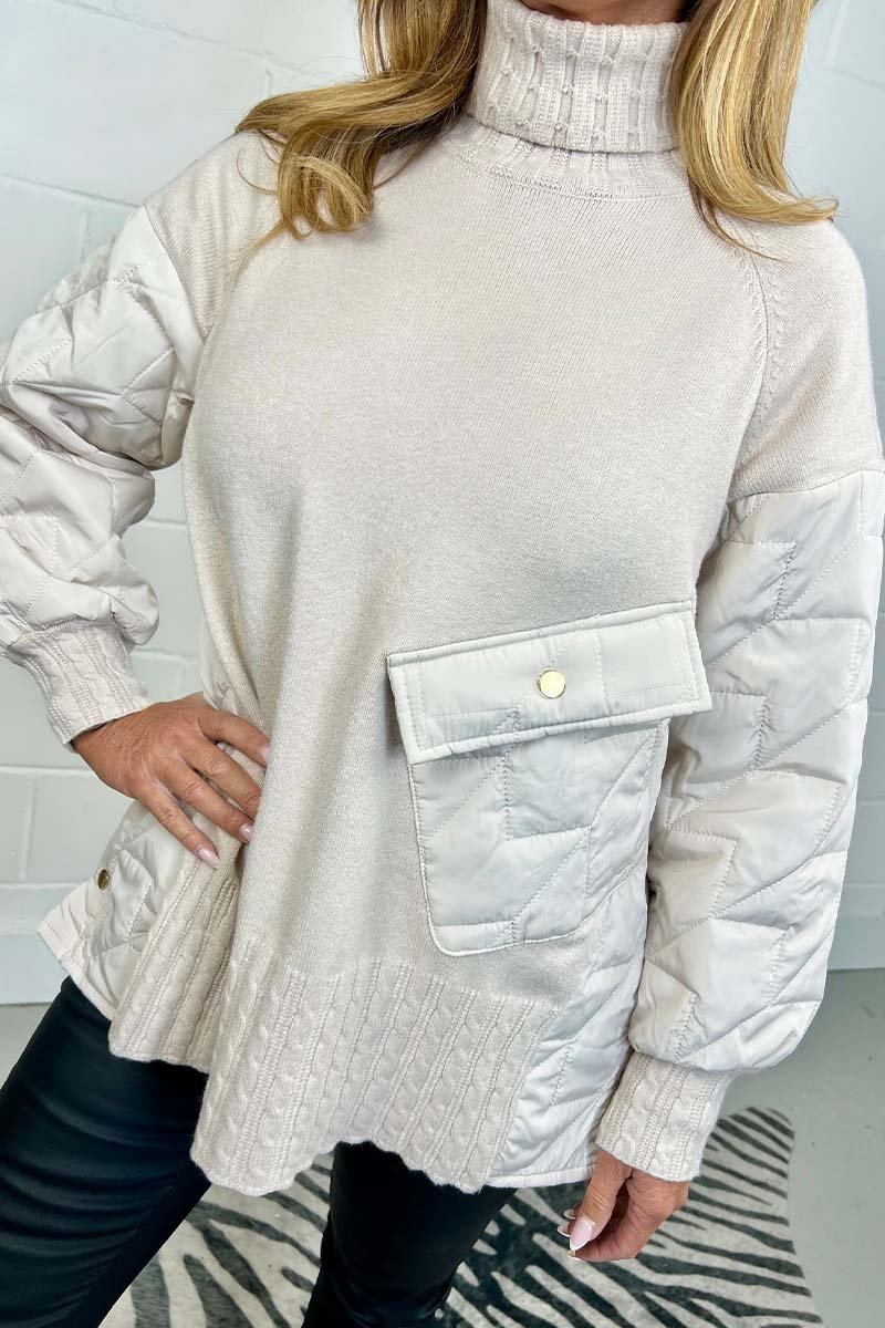 Women's Turtleneck long sleeve sweaters Sweaters Tops