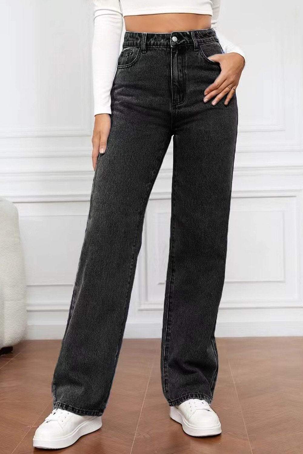 Women's Fashionable High Stretch Slimming Jeans Bottoms pants