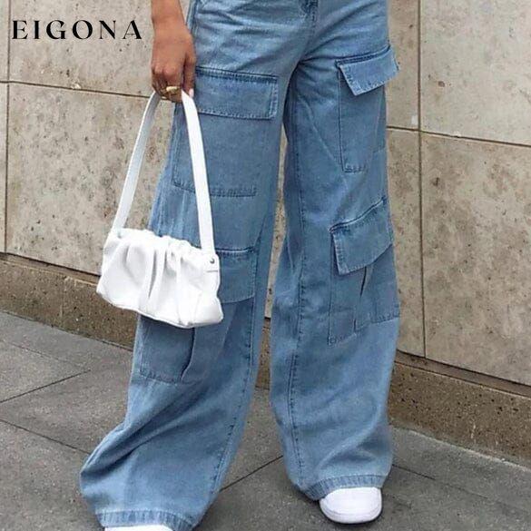 Women's Cargo Pants Jeans __stock:200 bottoms refund_fee:1200