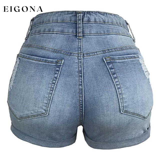 Women's Casual Fashion Jeans Denim Shorts __stock:200 bottoms refund_fee:1200