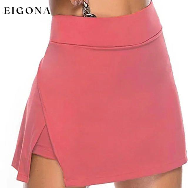 Women's Sports Skirt Running Skirt Sweatpants Pink __stock:200 bottoms refund_fee:1200