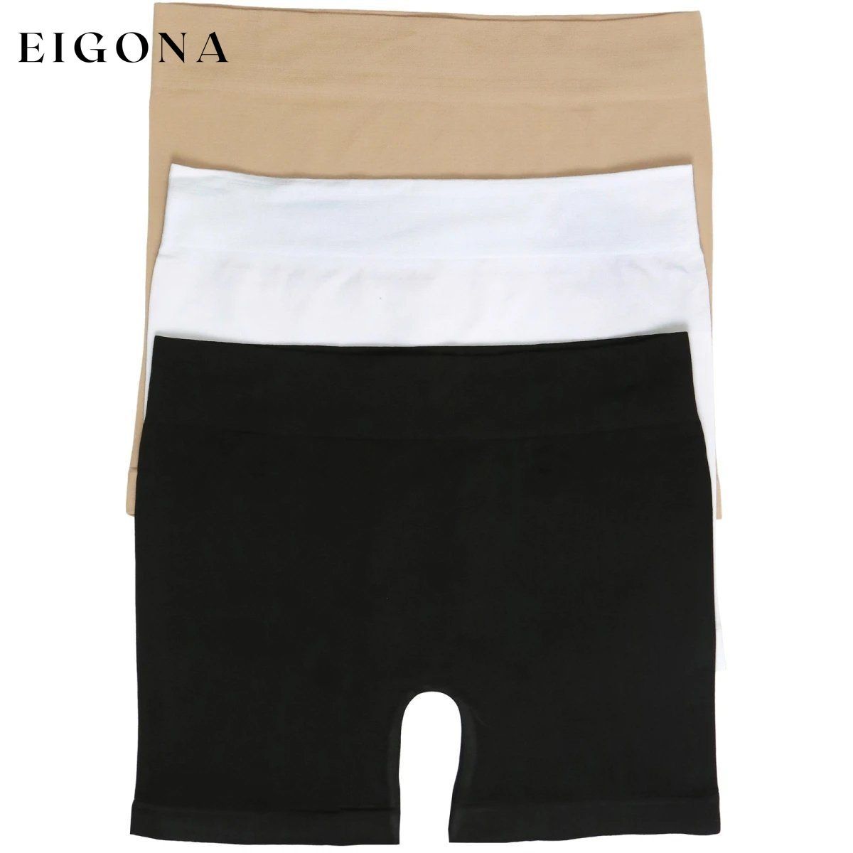 3-Pack: Everyday Layering Basic Modest Boyshorts lingerie refund_fee:800